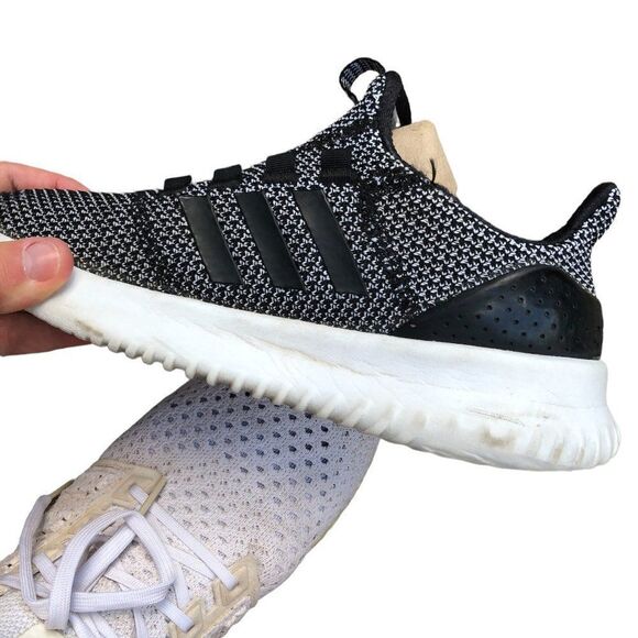 2018 Adidas Cloudfoam Ultimate Black/Black-Gray Size 7.5 - Picture 4 of 16